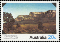 Flinders Ranges National Park stamp