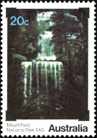 Mount Field National Park stamp