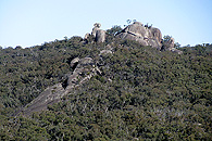 The Sphinx and Turtle Rock from Castle Rock.