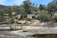 Rock pools.