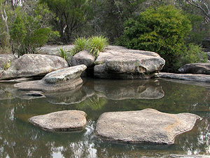 Eroded boulders, Bald Rock Creek.