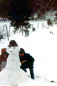 Fun in the snow.