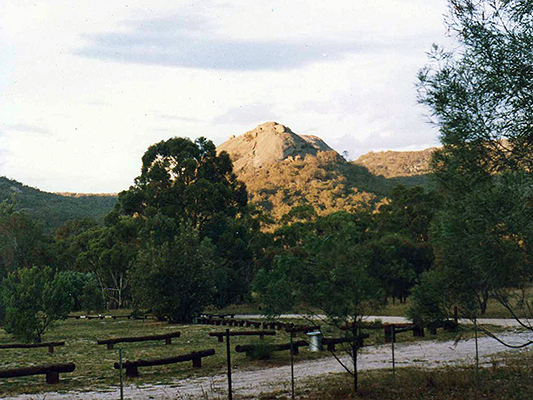 Castle Rock camping area.