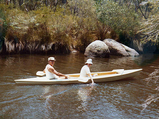 
Canoeing on Bald Rock Creek.