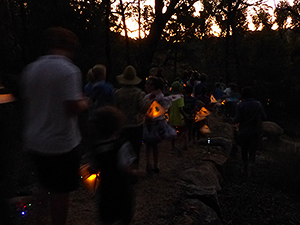 The lantern parade.