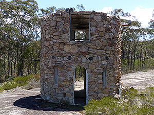 The now ruined Round House.