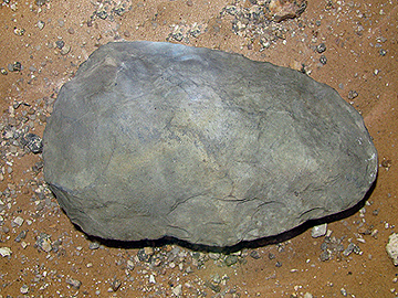 Stone axe head.