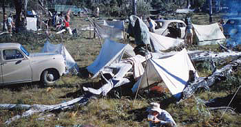 Brisbane Bushwalkers camp.