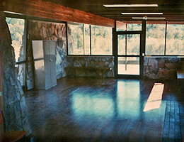 Interior of the Visitor Information Centre, 1978.