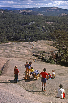 A conducted outing to South Bald Rock, 1980.