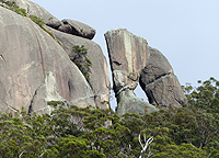 The Eye of the Needle Rock Formation.