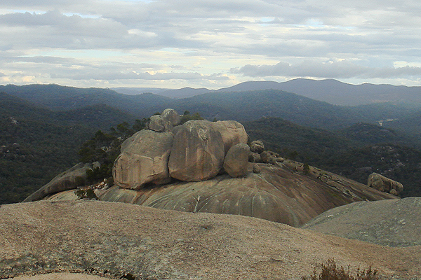 A rare and special view - the top of The Pyramid from the Second Pyramid.