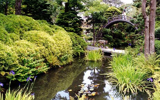 Pond and the Moon Bridge.