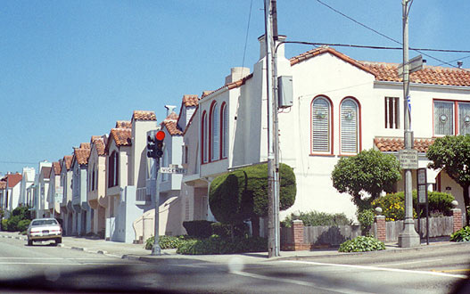 Terrace houses.