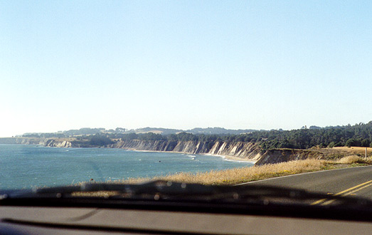 Sea cliffs south of Fort Bragg.
