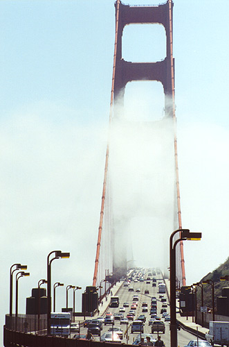 Telephoto view of the bridge.