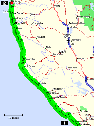 Bodega Bay to Fort Bragg