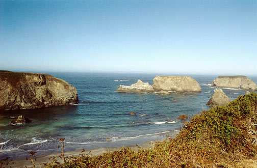 Another beach and rock view.