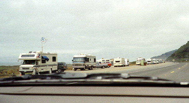 Campers at Redwood State Park.