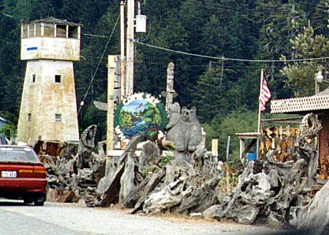 Burl and chainsaw art.