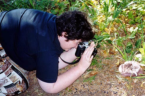 Photographer hard at work.