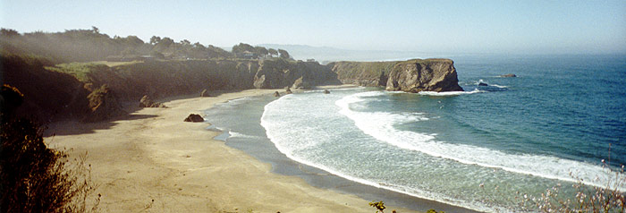 Panoramic view looking south.